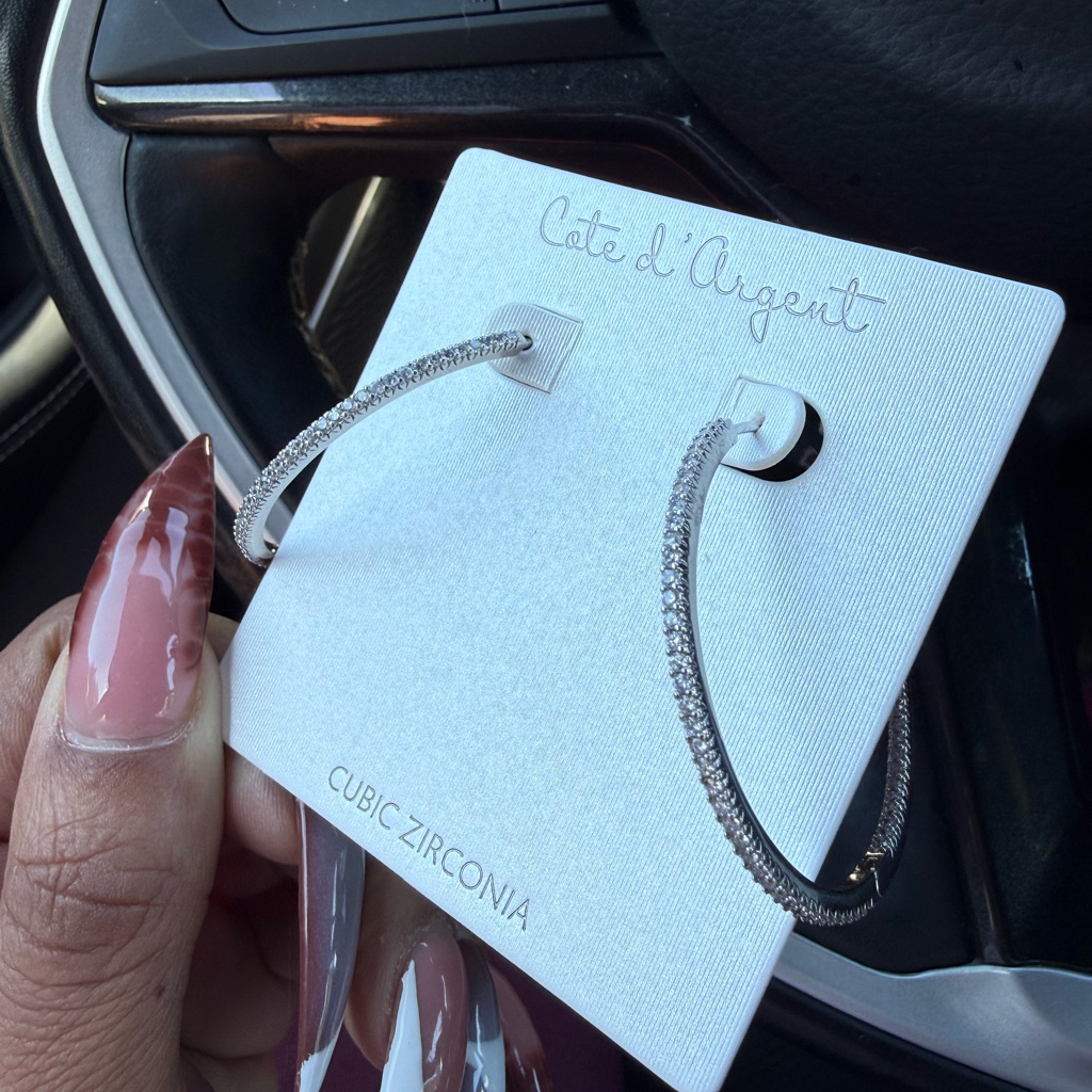 Silver Hoop Earrings